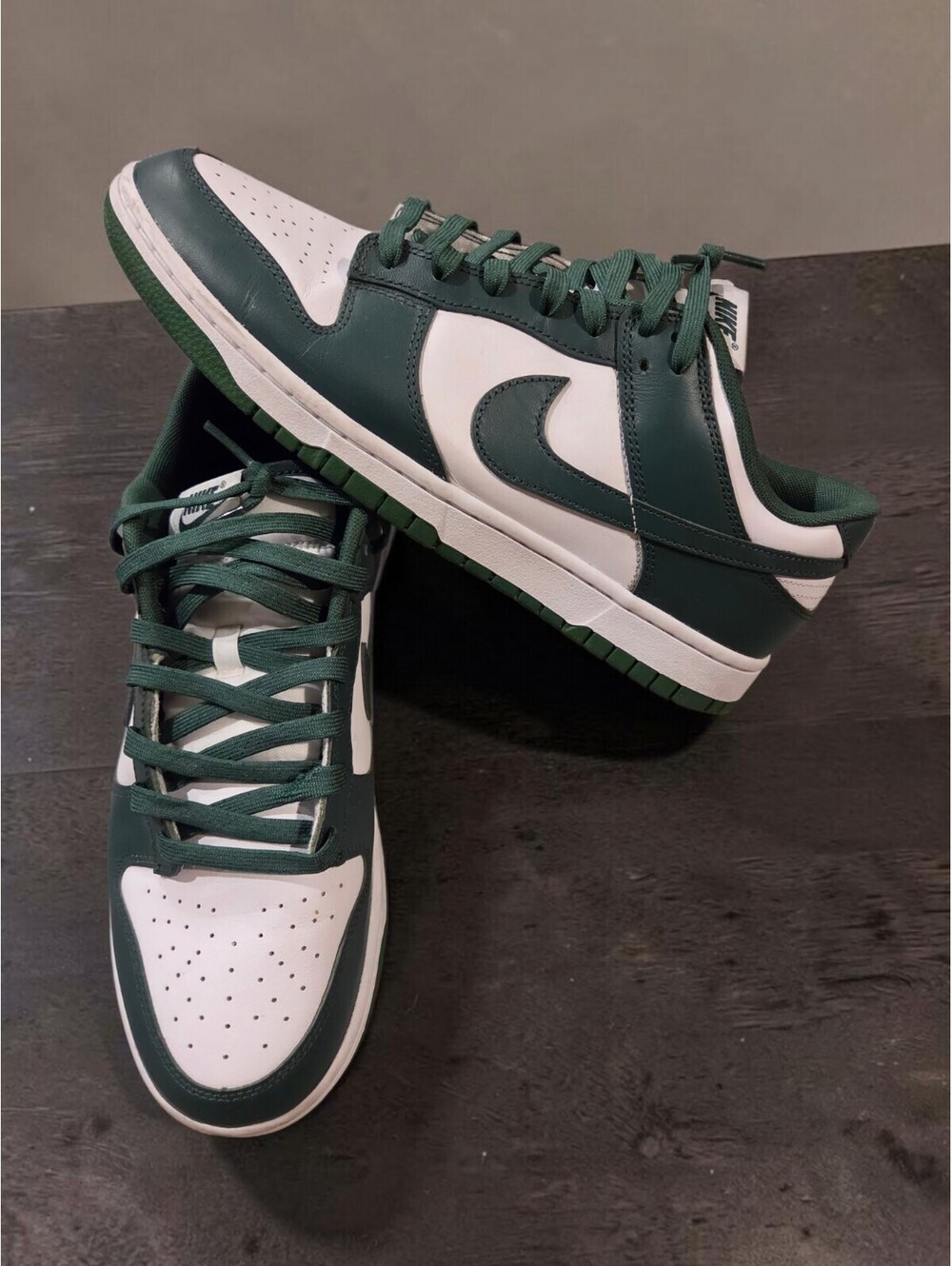 Nike Dunk Low Michigan State DD1391-101 Mens 11.5 Team Green pristine